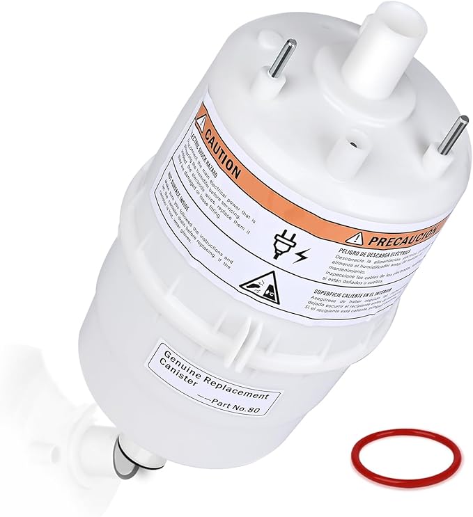 Upgrade 80 Steam Canister for Aprilaire Steam Humidifier Models 800, 801, 865, 866, 80 Replacement Canister OEM Substitute for Aprilaire Canister, 2 Pack