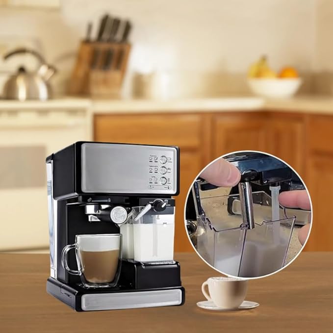 (4 pack) 162416-000-000 Silicone tube Milk Frothing Silicone Pipe Tube Compatible for Mr Coffee BVMC-ECMP1000 BVMC-ECMP1000RB BVMC-ECMP1102 BVMC-ECMP1106 Espresso Maker Milk foam straw