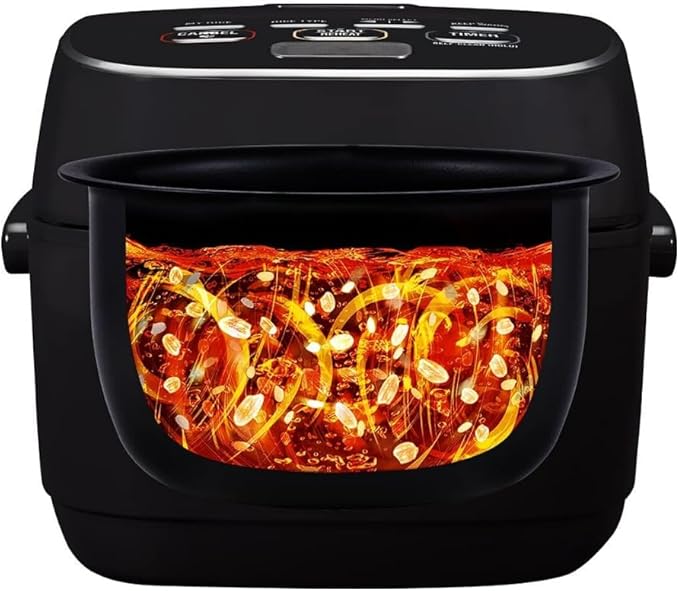 Zojirushi NW-JEC10BA Pressure Induction Heating (IH) Rice Cooker & Warmer, 5.5-Cup, Made in Japan
