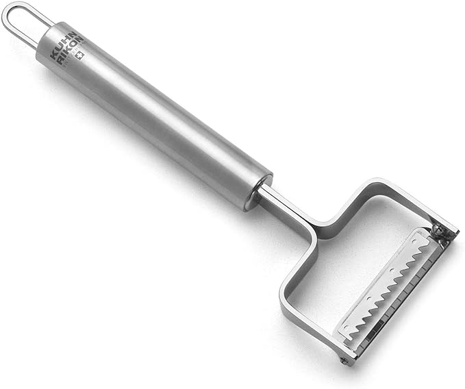 Kuhn Rikon Julienne Peeler with Blade Protector, Stainless Steel Handle