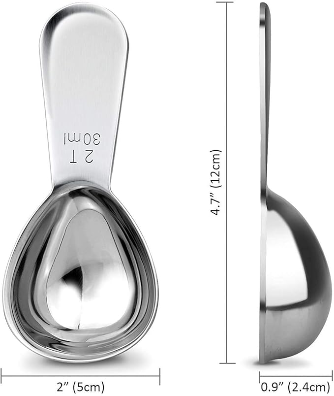 Coffee Scoop, Stainless Steel 2 Table Spoon 30ML
