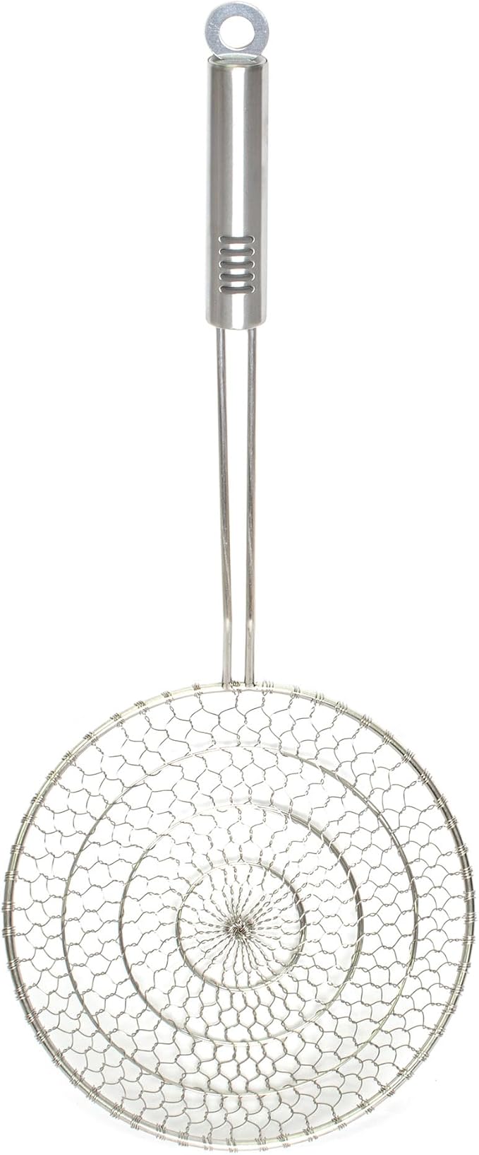 Helen’s Asian Kitchen Spider Strainer, All Stainless Steel, 7-Inch Strainer Basket With 12-Inch Handle