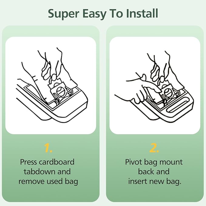 15 Pack Canister Vacuum Cleaner Bags Compatible with Kenmore Canister Type C/Q 5055, 50555, 50557, 50558 and Type C-5, C-18, 53292, 200 Series, 400 Series, 600 Series, 700 Series, 800 Series Vacuum