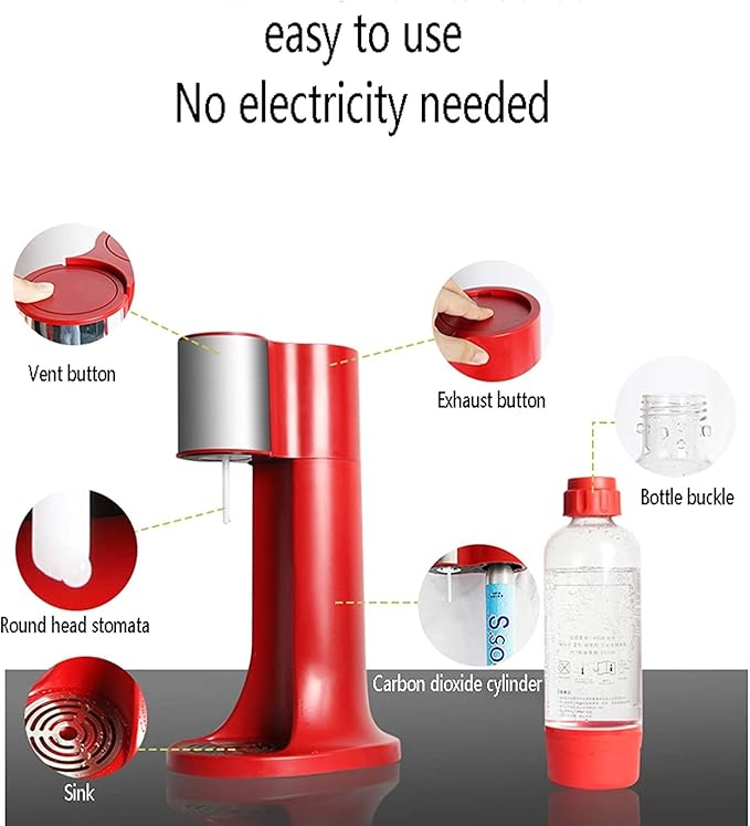 Commercial Soda Maker Bubble Water Machine Home-Made Soda Carbonated Cold Drink Machine (not included CO2)