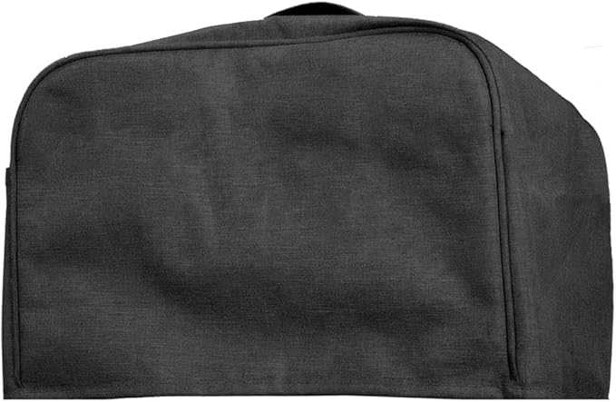 FLR Large 4 Slice Toaster Cover with Pockets, Dust-proof & Oil Proof, Fit Most Large Toasters (Black, 16' x 7.5' x 8')