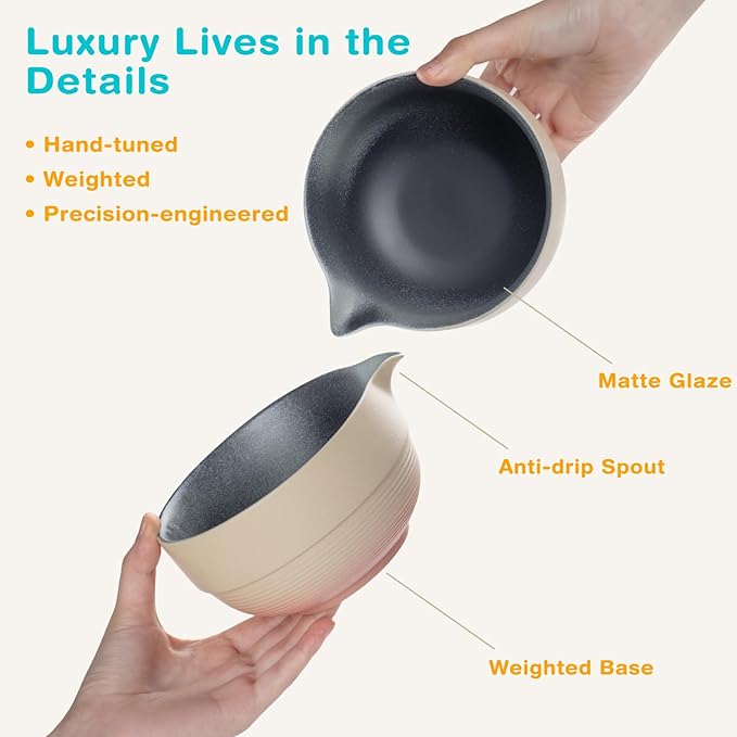 Premium Matcha Ceremony Set – Complete 9-Pcs Ritual Kit with Hand-Tuned Bamboo Whisk, Ceramic Bowl, Scoop & Sifter– Presented in Luxury Magnetic Gift Box, Perfect for Gifting or Self-Care