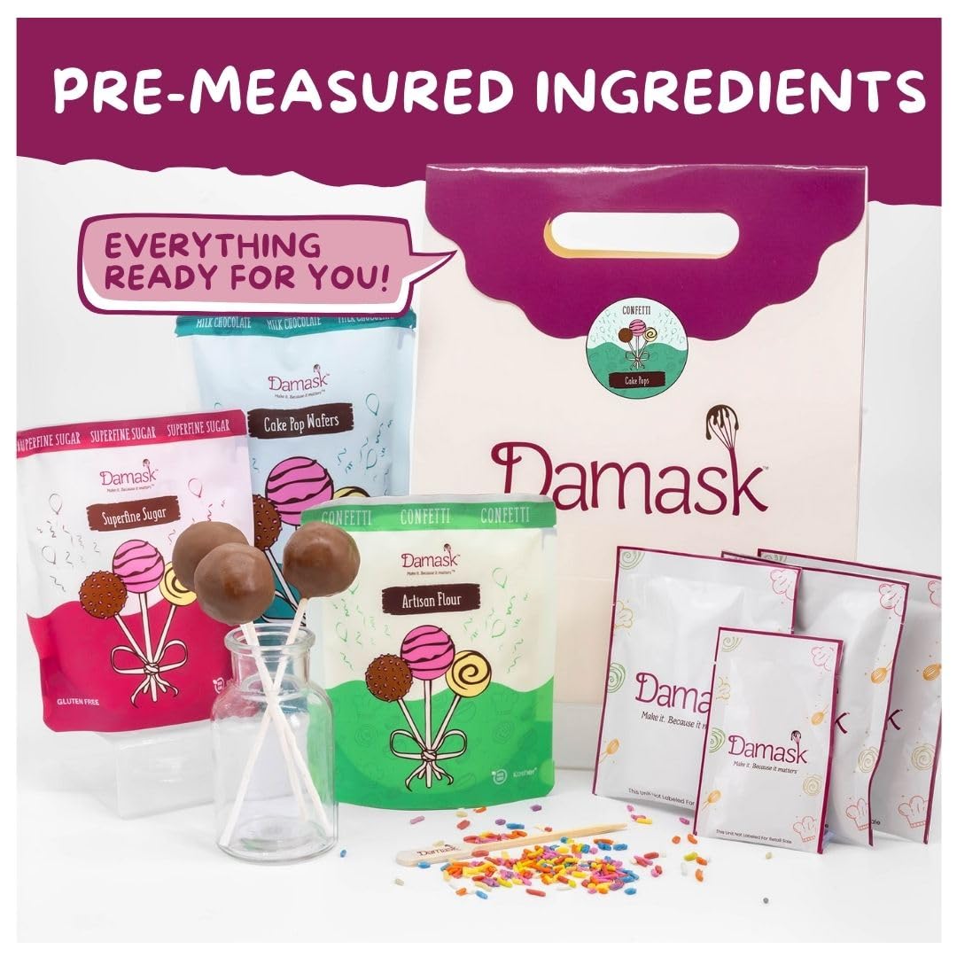Gluten-Free Raspberry Cake Pop Kit - Milk Chocolate Coating