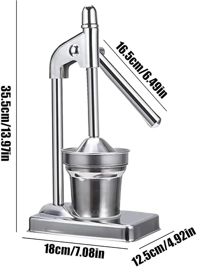Hand Juicer Squeezer Stainless Steel Manual Juicer Handheld Vegetable Fruit Orange Juice Maker Home Squeezer Extractor Citrus Press Kitchen Tools For Home