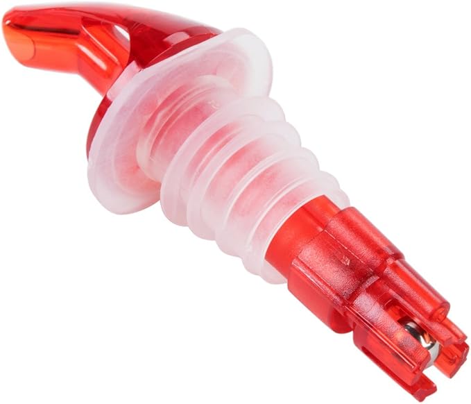 Bartender Gear Measured Pour Spouts for Half Gallon & 1.75 Liter Bottle Pourer - Auto-Measuring 1 oz (30 mL) Cork 27mm 6-pack
