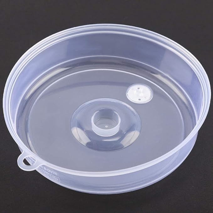 Washable Microwave Plate Cover, Microwave Plate Lid, Silicone for Microwave Oven Accessories Cookware Lids for Microwave Oven Parts Bakeware Lids (L)