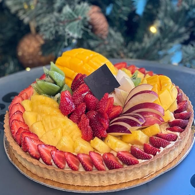 UWILLION 9.5 Inch Tart Pan 2.2 Inch Deep, Non-Stick Round Quiche Pan with Removable Bottom, Durable Carbon Steel Pie Pan for Cakes, Tarts, Pies and Mousse