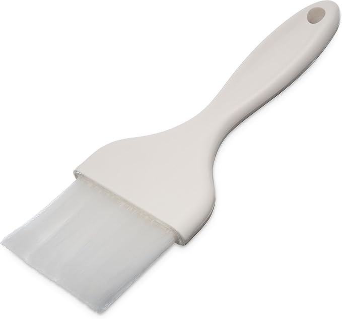 Carlisle FoodService Products 4039202 Galaxy Pastry Brush, 3", White
