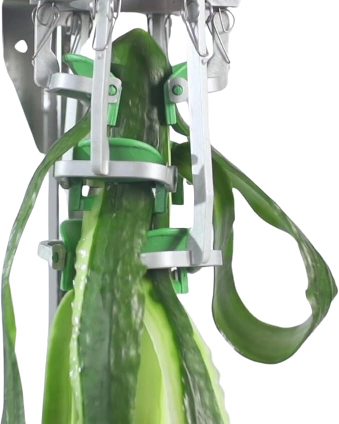 LOUIS TELLIER - Cucumber Peeler on Stand - For cucumber up to Ø2.4 in - Stainless Steel Blade and Stand - High Efficiency