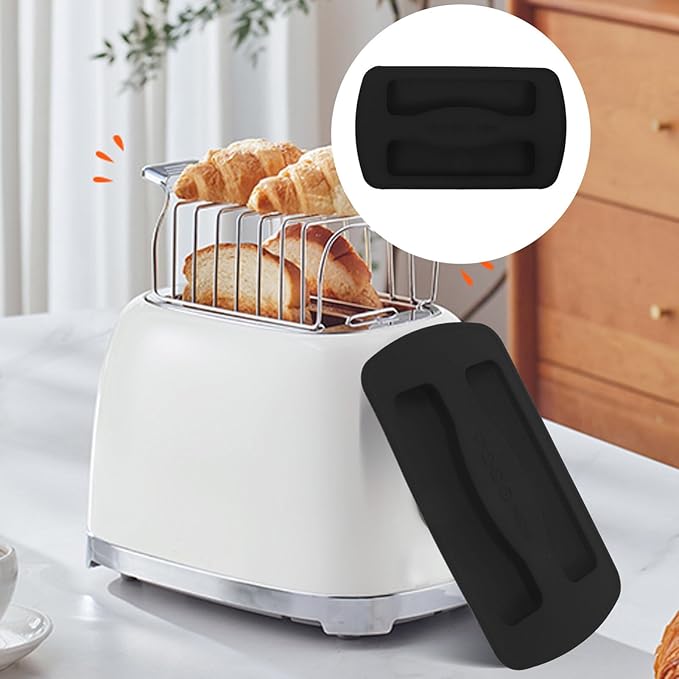UPKOCH Bread Machine Dustproof Cover Universal Silicone Toaster Lid for 2-Slice Bread Makers Kitchen Appliance Accessory Easy Clean