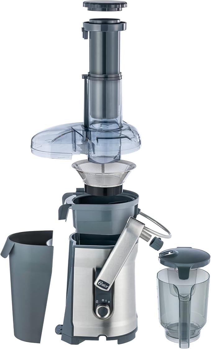 Oster Easy-to-Clean Professional Juicer, Stainless Steel Juice Extractor, Auto-Clean Technology, XL Capacity