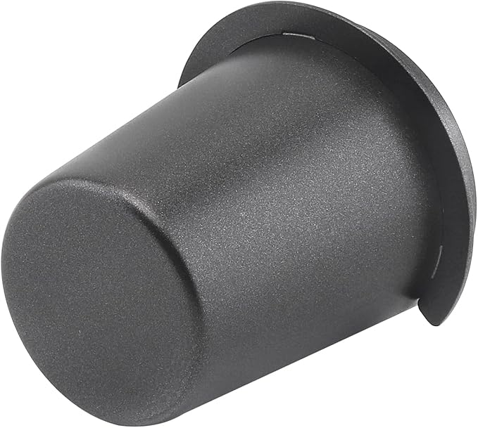 2PCS Coffee Dosing Cup 54mm, Stainless Steel Espresso coffee Dosing Cup Espresso coffee Machine Accessories, Coffee Powder Feeder Part coffee Grinder Powder cup Compatible (2, Black, 54mm)