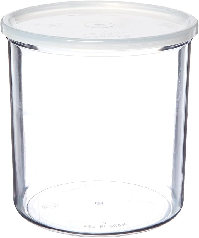 Cambro CCP27152 Clear 2.7 Qt Crock with Lid, Clear, Pack of 1