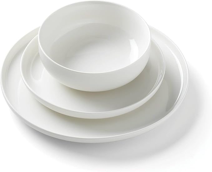 Oneida 899205 24 Seven White 24-Piece Dinnerware Set, Service For 8