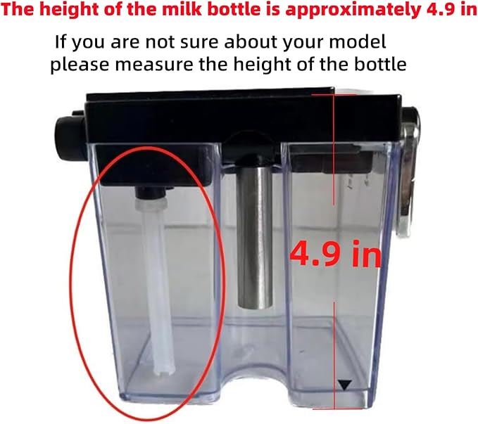 (2 pack) 162416-000-000 silicone tube Milk Frothing silicone Pipe Tube Compatible with Mr Coffee BVMC-ECMP1000 BVMC-ECMP1000RB BVMC-ECMP1102 Coffee Maker Milk foam straw