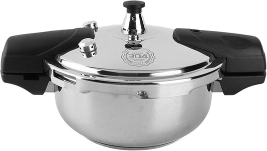 Stainless Steel Pressure Cooker, 1.8L Electric Pressure Cooker 1.8 Liter Mini Pressure Cooke Slow Cooker Explosion Proof Rice Cooker Yogurt Maker Cake Maker Egg Cooker Hot Pot
