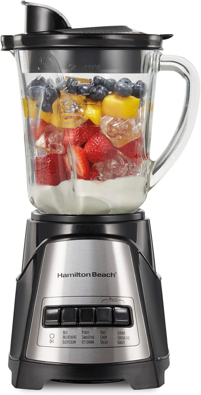 Hamilton Beach Stack & Snap Food Processor and Wave Action Blender Bundle