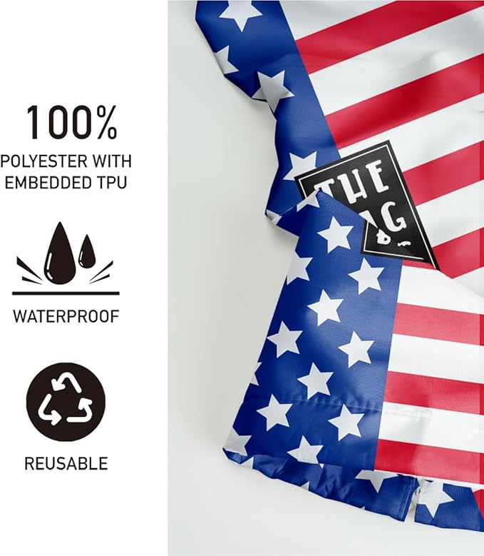 Plastic Bag Holder, Reusable And Washable flag style Plastic Bag Holders for Home Kitchen Travelling Camping Beach Decor, use 1 Pack,American flag Pattern