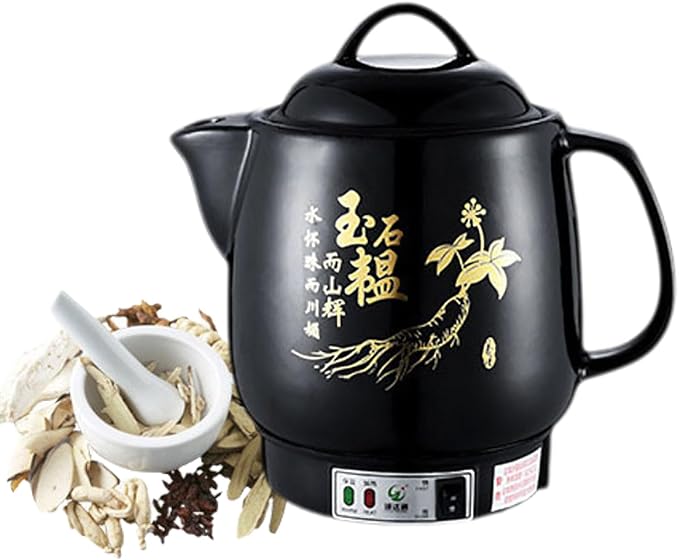 Electric Smart Herbal Pot, Automatic Chinese Medicine Decoction Pot, 3 Temp Modes (Boil/Simmer/Warm), Auto Shut-Off & Boil-Dry Protection, for TCM, Herbs, Tea
