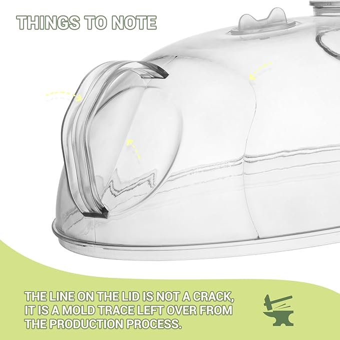 WENWELL Microwave Splatter Cover,Protect Food Splashes,Dish Bowl Plate Serving Lid with Handle,BPA-Free,Clear Safe Plastic,Microwave Cover for Food,10 Inch