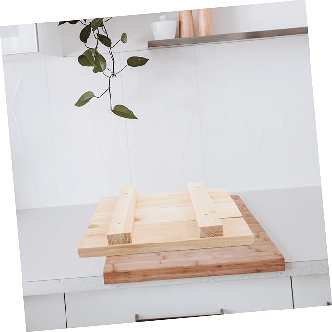 Wooden Tofu Pressing Tool Tofu Maker Mold Handheld Wooden Presser Chess Press Board for Diy Projects