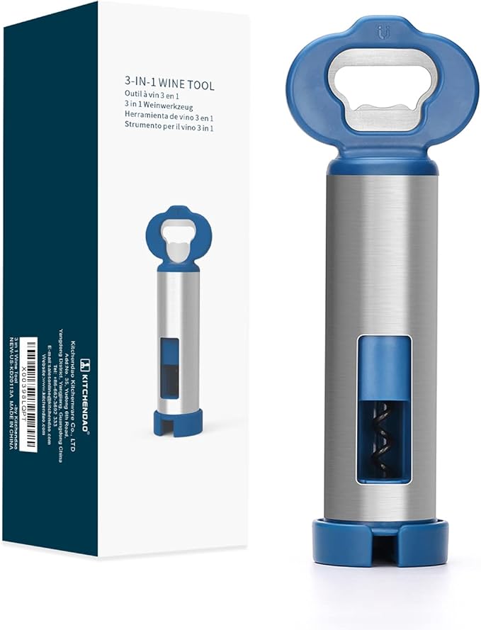 Wine Saver Pump and Wine Bottle Opener