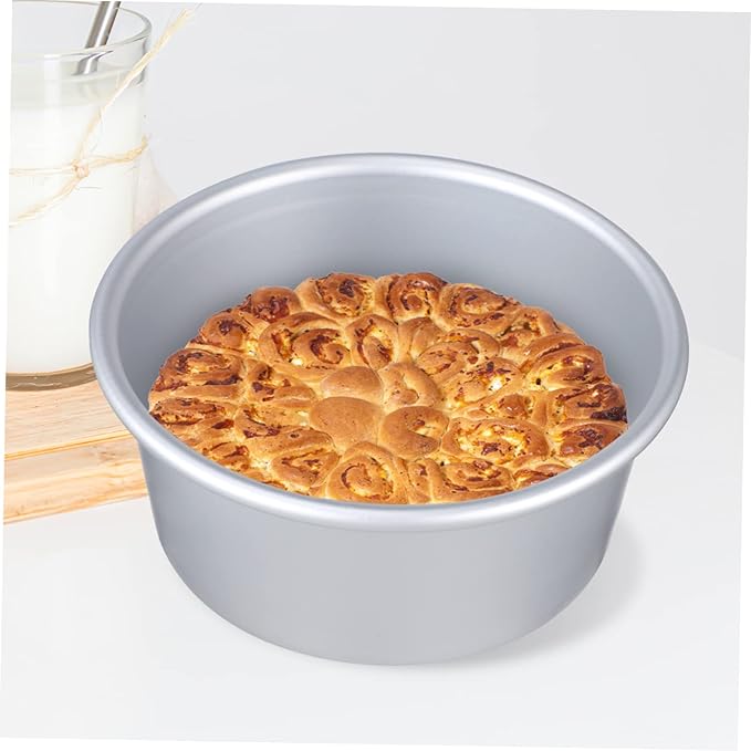 SHOWERORO 1set Baking Set Round Cake Molds Parchment Liners Easy Demold Cake Tin Set Multi-functional for Cheesecakes Mousses