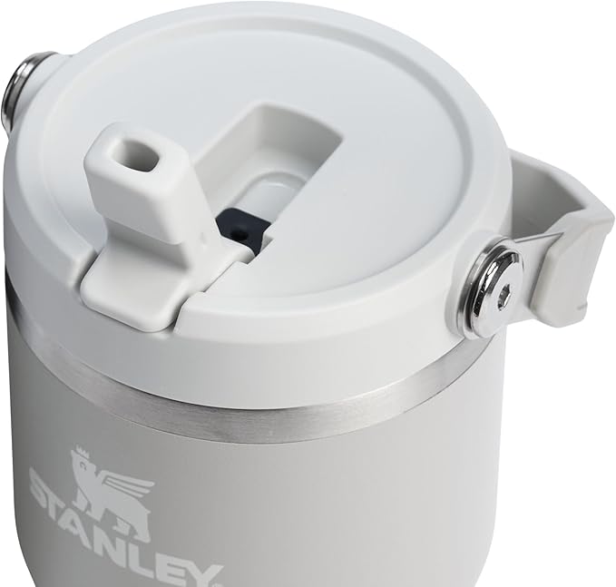 STANLEY IceFlow 2.0 Flip Straw Tumbler with Handle 20 oz | Twist On Lid and Flip Up Straw | Leak Resistant Water Bottle | Insulated Stainless Steel | BPA-Free | Ash