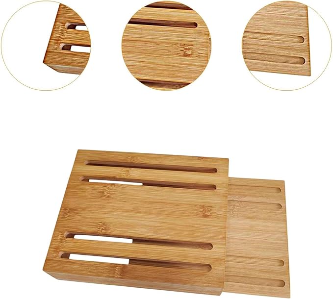 Homemade Bamboo Bread Slicer, Evenly Adjustable Bread Slicer with Picker for Bread Cakes