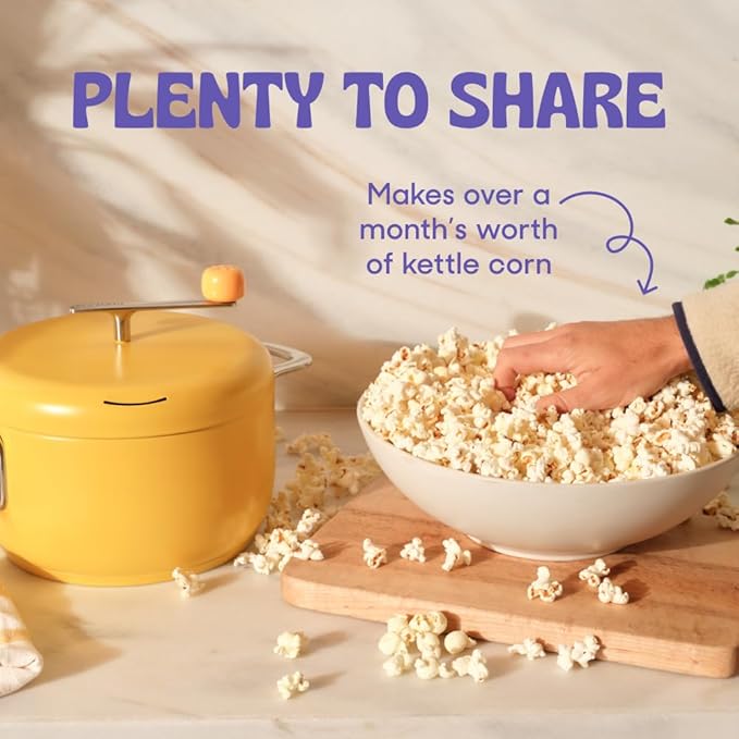 Popsmith Popcorn Kettle Corn Seasoning Mix - 17oz Jar - Sweet n Salty Popcorn Seasoning Powder - Vegan and Gluten-Free - Kettle Corn Popcorn Seasoning Made in USA