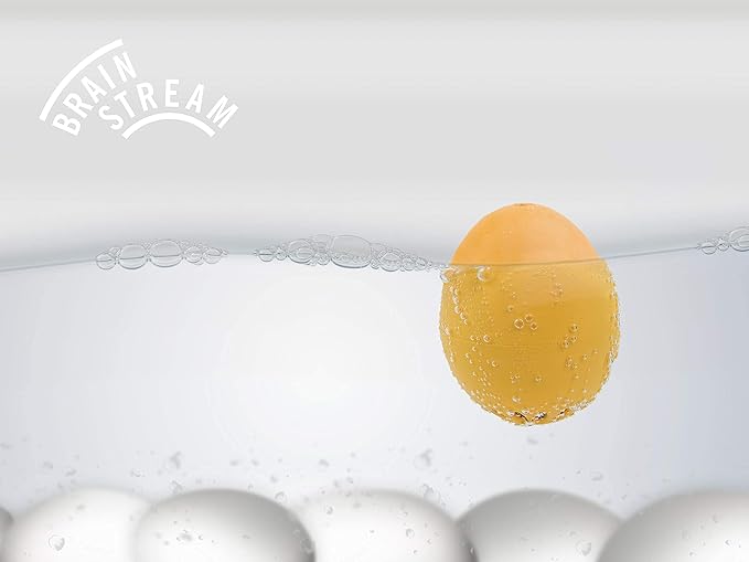 BrainStream 80s BeepEgg - Retro-Style Boiling Timer with Musical Alerts - Ensures Soft, Medium, Hard-Boiled Eggs, Works with Any Egg Size - Fun 80s Tunes for Precise Cooking, Made in Germany