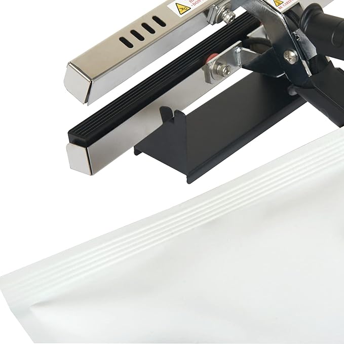 Hand Held Crimp Sealer, FDR-300 Portable Heat Sealer with Leakage Plug For 12"inch Foil Bag Kraft Bag, Mylar Bag