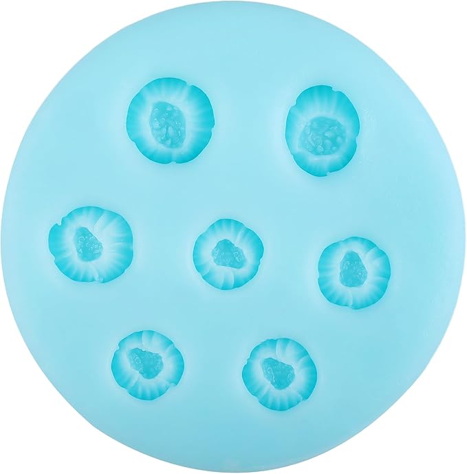 Flower Fondant Molds Plum Blossom Cake Decoration Silicone Mold for Cupcake Topper Chocolate Candy Gum Paste Polymer Clay