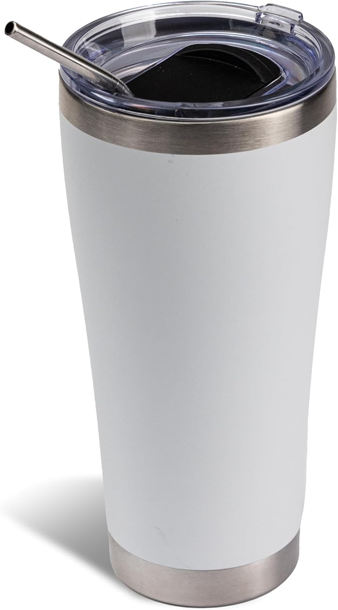 The Memory Company Officially Licenced NFL 30OZ Tumbler Set - 2-Pack Home & Away Stainless Steel Insulated Tumblers with Straws, Double Wall Vacuum Sealed Football Fan Drinkware
