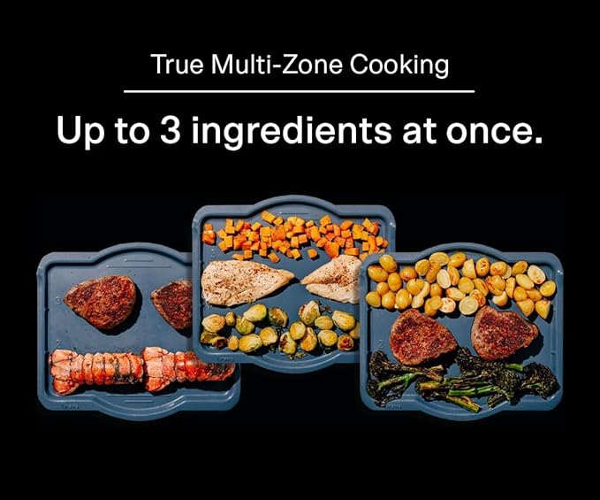 Brava Oven Starter Set: 10-in-1 Touchscreen Countertop Smart Oven, Air Fryer, 6-Slice Toaster, Slow Cooker, Reheater, Dehydrator, Rice Cooker, Auto-Shut Off, 1800W, Stainless Steel Kitchen Appliance