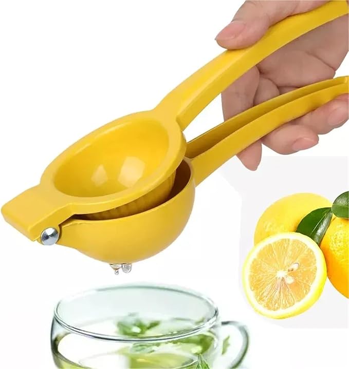 Home Manual Lemon Squeezer Aluminum Alloy Hand Pressed Orange Fruit Juicer Portable Kitchen Tool for Citrus Lime Home Use