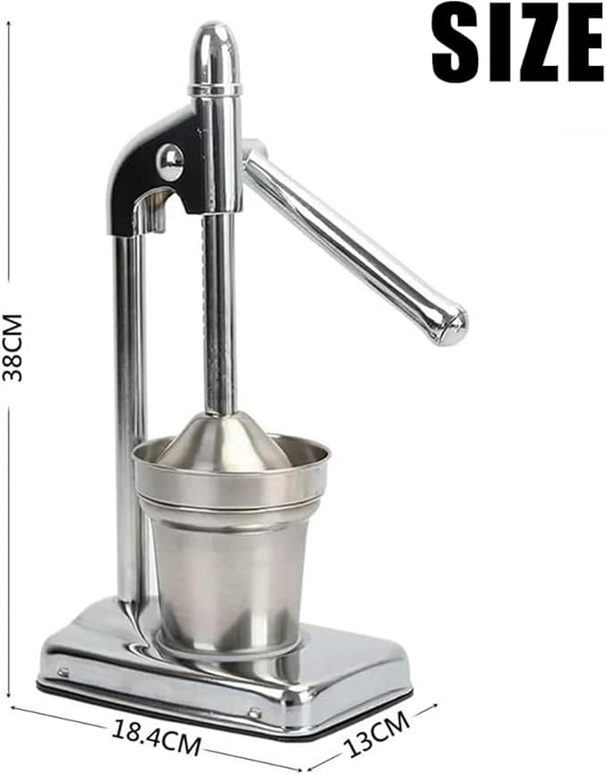 Cast Iron Juicer Hand Press, Stainless Steel Lemon Squeezer, With Non-skid Cup Baseeffort Saving Lever for Fresh Lemonade Orange Juice, Easy To Use, Home And Kitchen Essentials