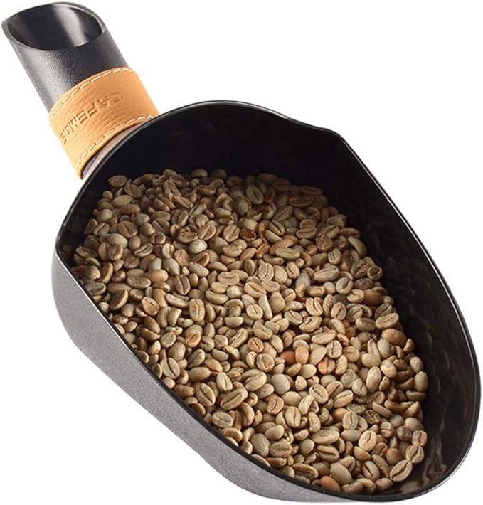 CAFEMASY Coffee Bean Shovel Scoop Commerical Coffee Beans Filling Scooper Plastic Coffee Bean Scale Measuring Scoop