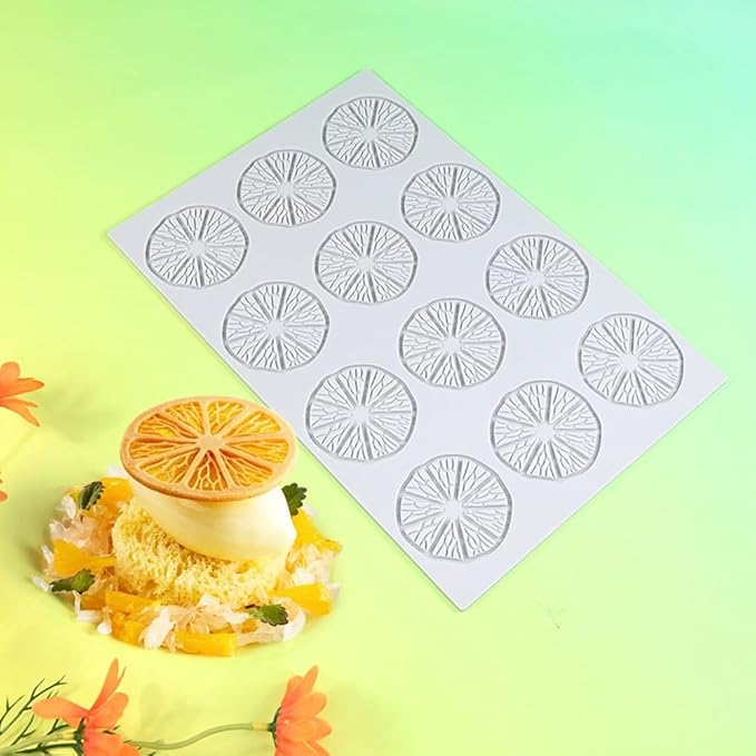 Hollow 3D Leaf Tuille Lace Silicone Cake Moulds, Molds Silicone Baking Fondant Tuile Molds, Polymer Clay Mold for Baking, Clay, Resin, Sugar Craft, Dessert Cake Decoration (3pcs Flower Fondant Mold)