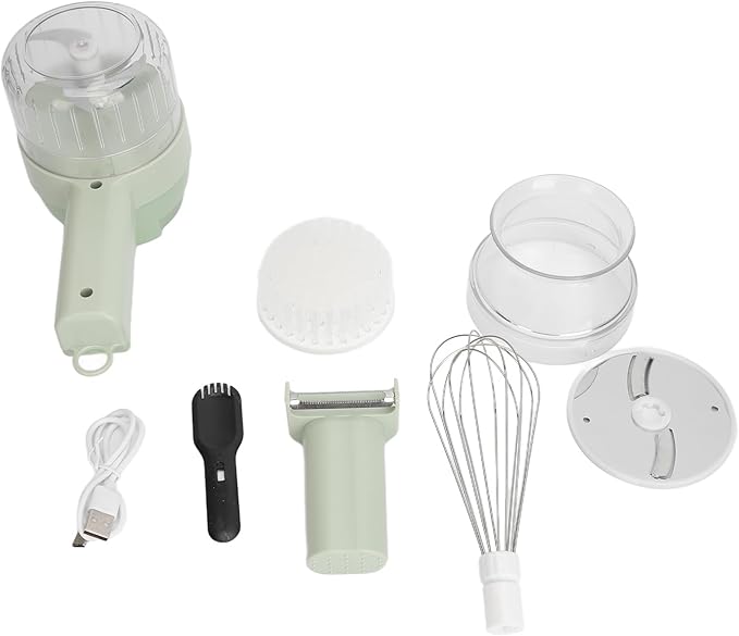 1200mAh Multifunctional Household Vegetable Chopper Handheld Electric Food Chopper with Whisk