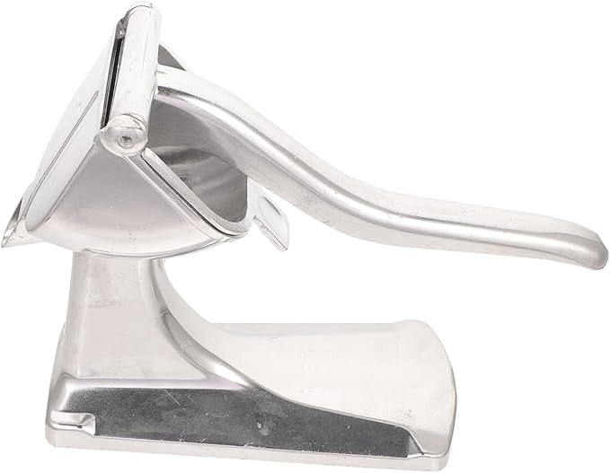 Manual Aluminum Alloy Citrus Juicer Handheld Lemon Squeezer with Stable Base and Outlet Portable Fruit Press for Home and Professional