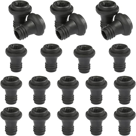 Wine Stopper 50 PCS Wine Stoppers For Saver Vacuum Pump Preserver Grade Rubber Stopper