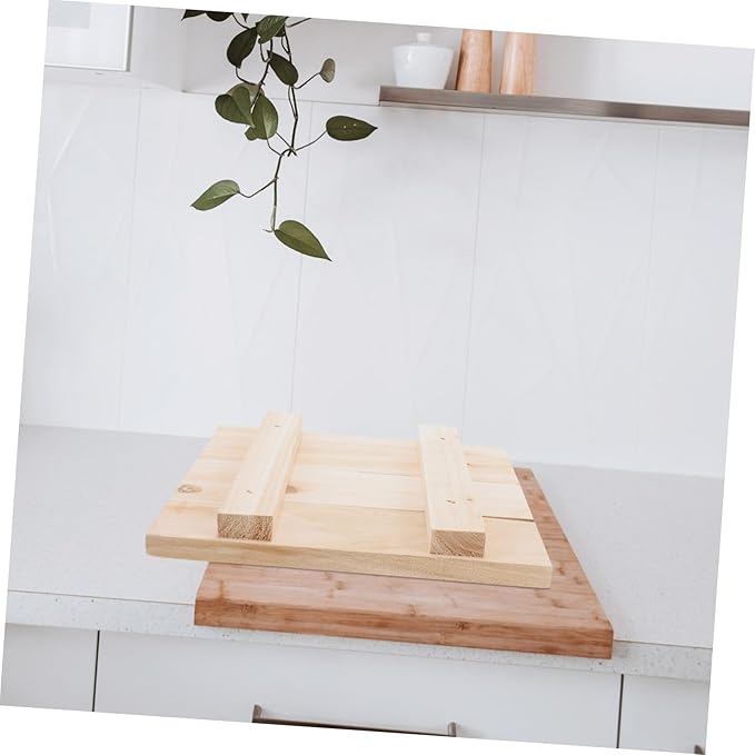 PRETYZOOM Wooden Tofu Press Board Lid Reusable Tofu Making Tool 100% Natural Cedar Adjustable Pressure for Homemade for Kitchen Use