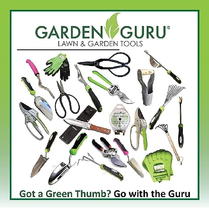 GARDEN GURU Straight Stainless Steel Pruner Pruning Shears Clippers Snips – Sharp Bonsai Cutter Plant Trimming Scissors – Straight Blade – Great for Roses Flowers Herbs Fruits - 1 Case (50 Pcs)