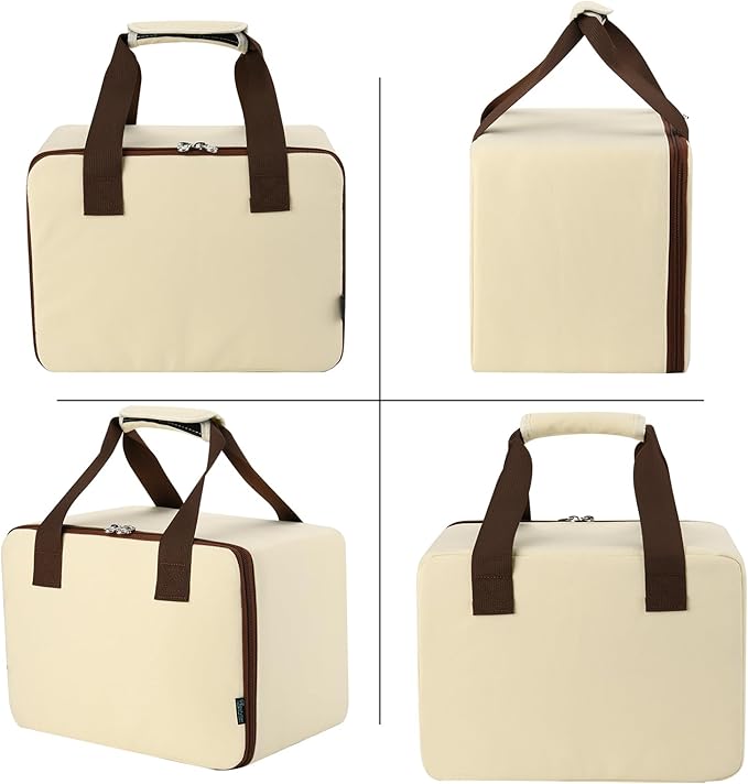 Beautyflier Carrying Bag for Hamilton Beach 2 Slice Extra Wide Slot Toaster, Portable Carry Case for 2 Slice Wide Slot Toaster, Travel Storage Bag with Hand Strap, Durable and Long-Lasting (Bag Only)