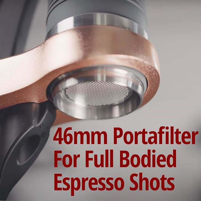 Flair UPDATED PRO 3 (Black) - All manual lever espresso maker with a stainless steel brew head, pressure gauge, and a shot mirror